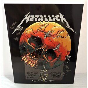 Metallica Heavy Metal Band Artwork Print 10x8" Cardstock Wall Art NEW